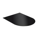 Stove hearth plate 90x80 cm matt black painted steel Save